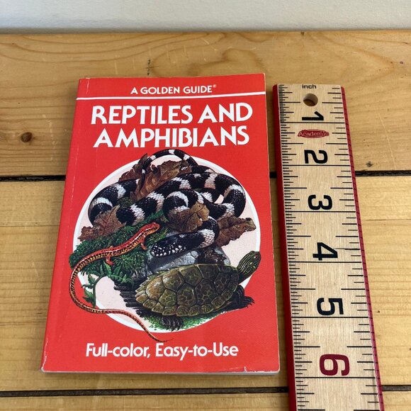 Reptiles & Amphibians A Golden Guide Nature Field Book Vintage 1987 Revised Ed - Picture 2 of 5